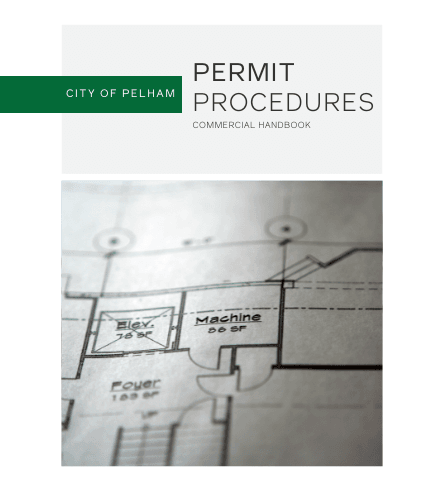 Permit Procedures Commercial Handbook with architect floor plans